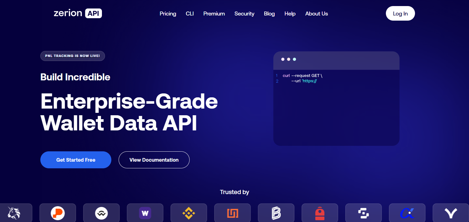 Zerion API