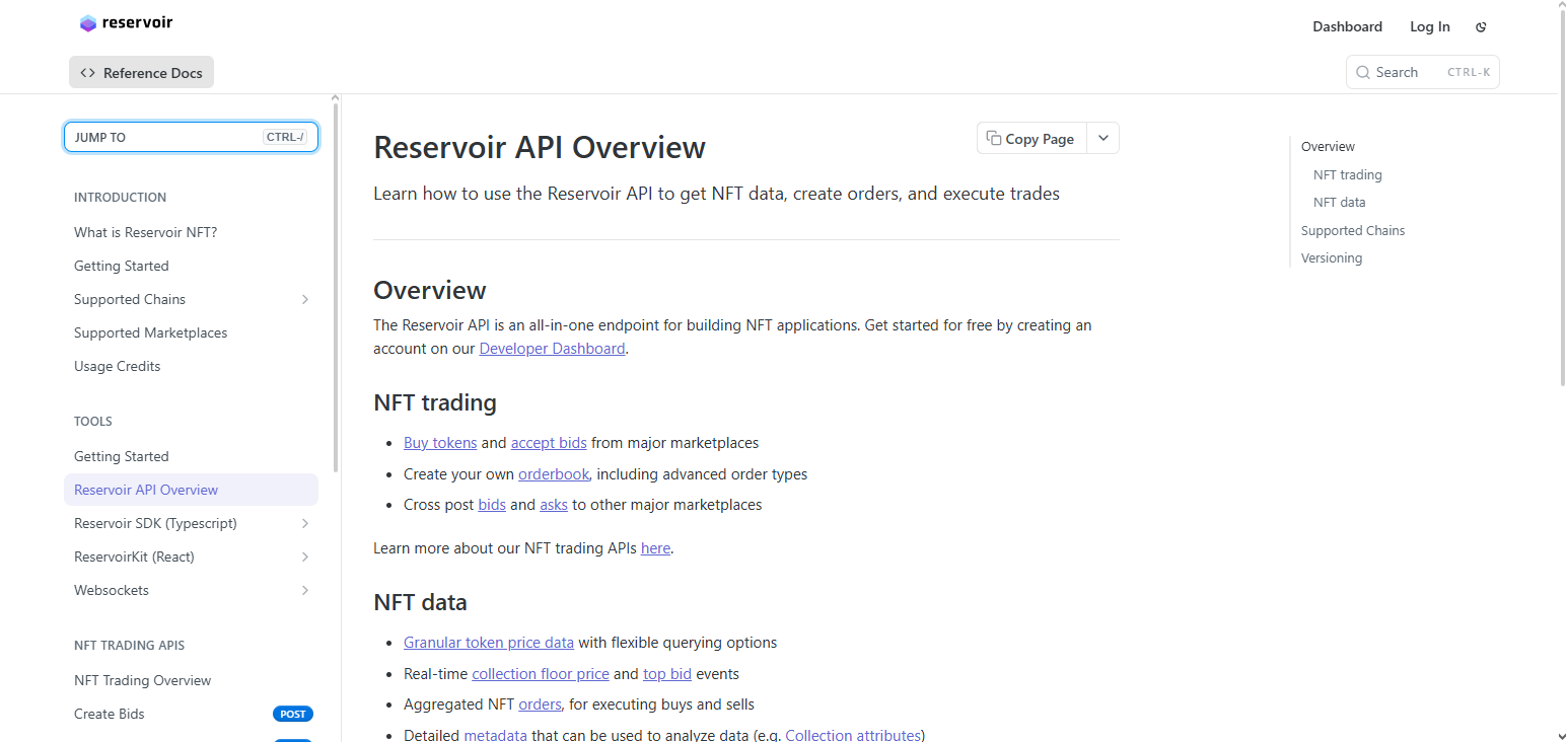 Reservoir API