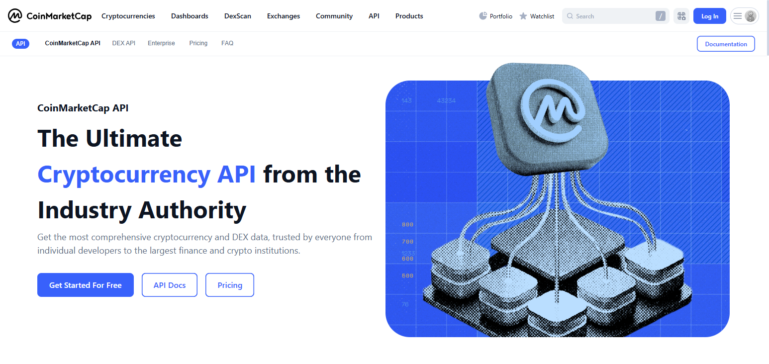 10 Best Crypto APIs For Exchange Aggregation & Liquidity 25 CoinMarketCap API