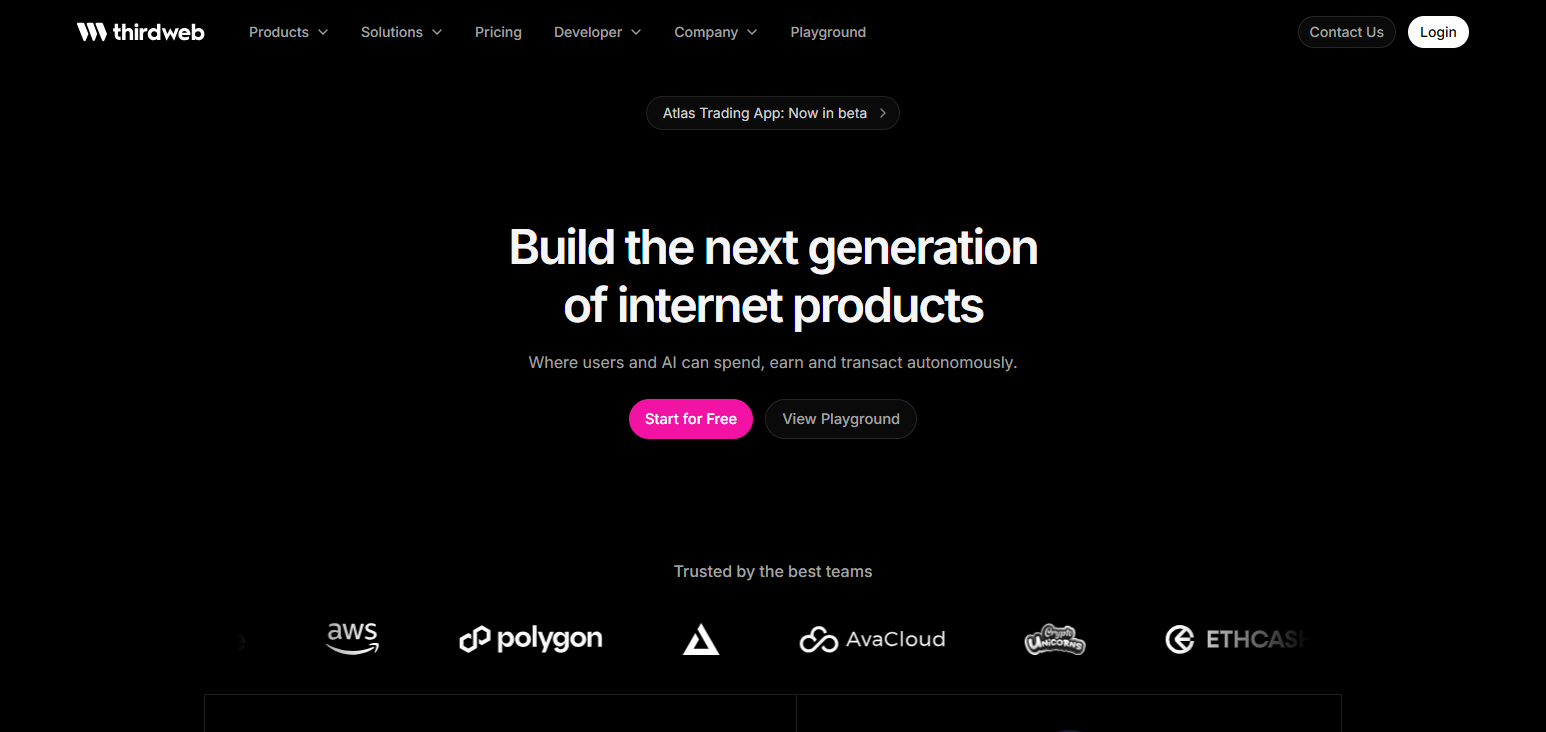 Thirdweb API