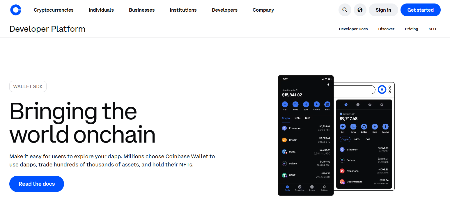Coinbase Wallet API