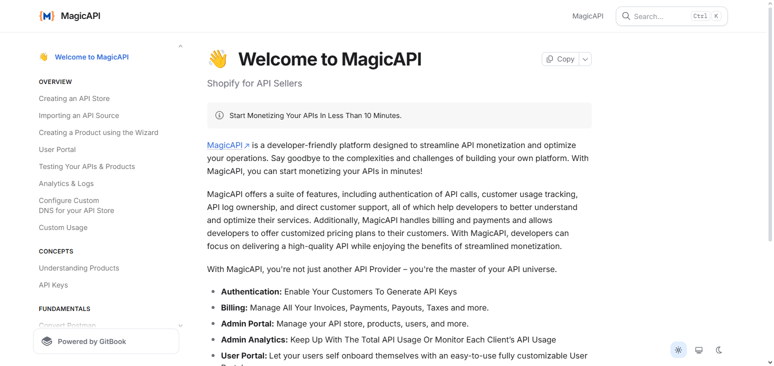 Magic API