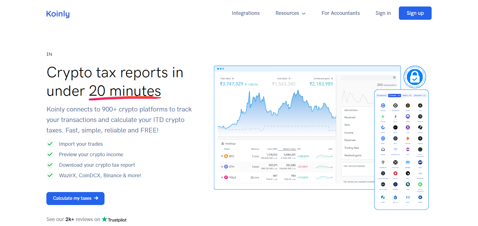 Koinly API