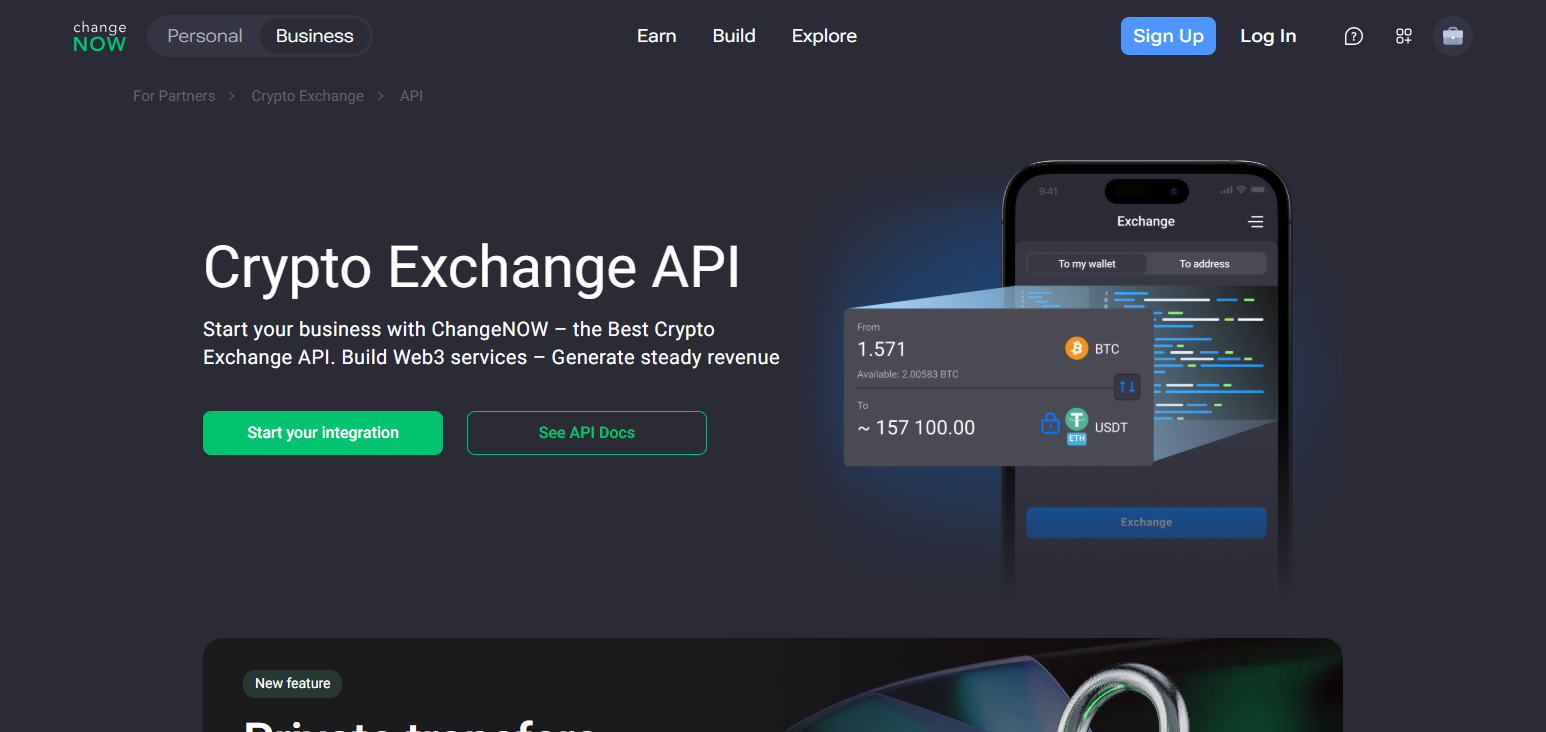 ChangeNOW API