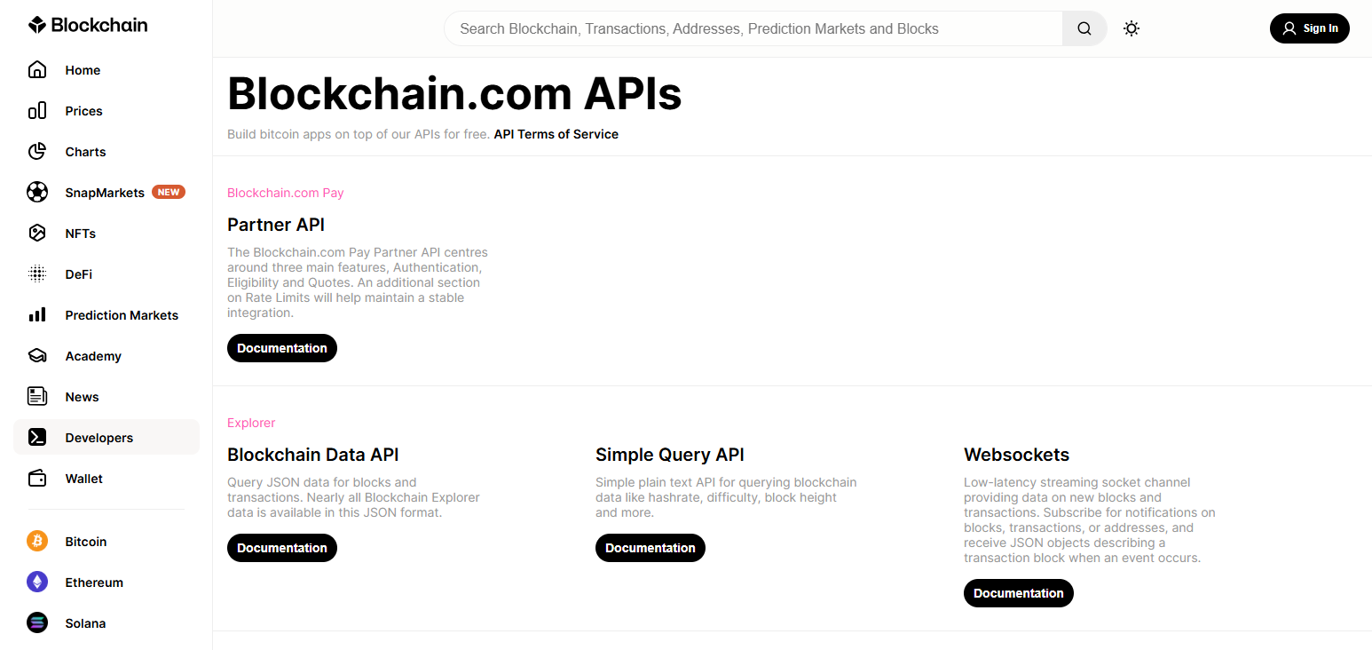 Blockchain.com API