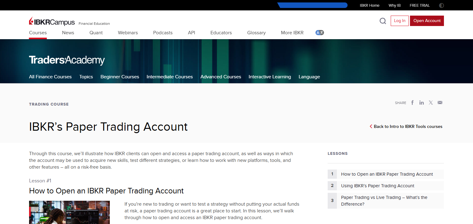10 Best Paper Trading Platforms to Practice Trading in 2026 19 Interactive Brokers Paper Trading