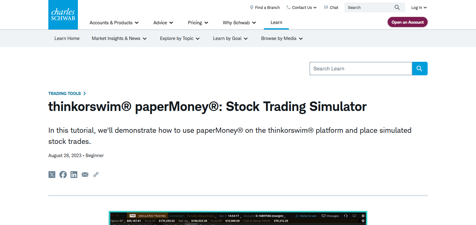 10 Best Paper Trading Platforms to Practice Trading in 2026 21 Thinkorswim PaperMoney