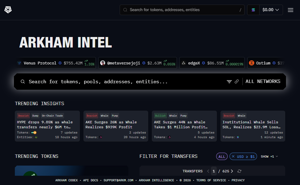 10 Best AI On-Chain Analytics Platforms In 2026 19 Arkham Intelligence