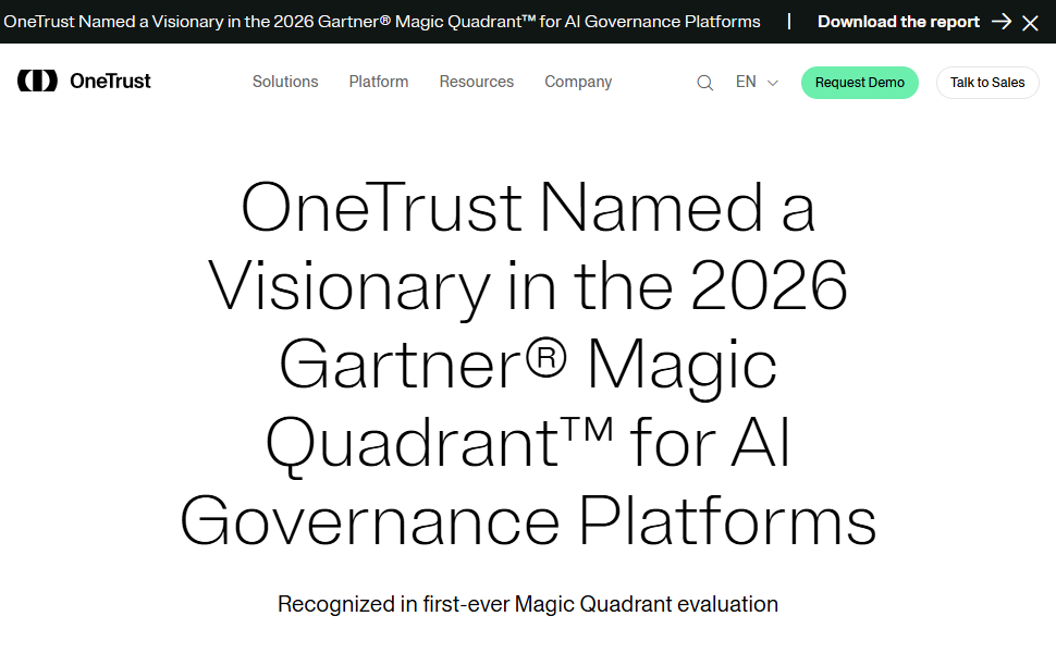 10 Best AI Compliance Platforms for Smarter Risk Management 21 OneTrust