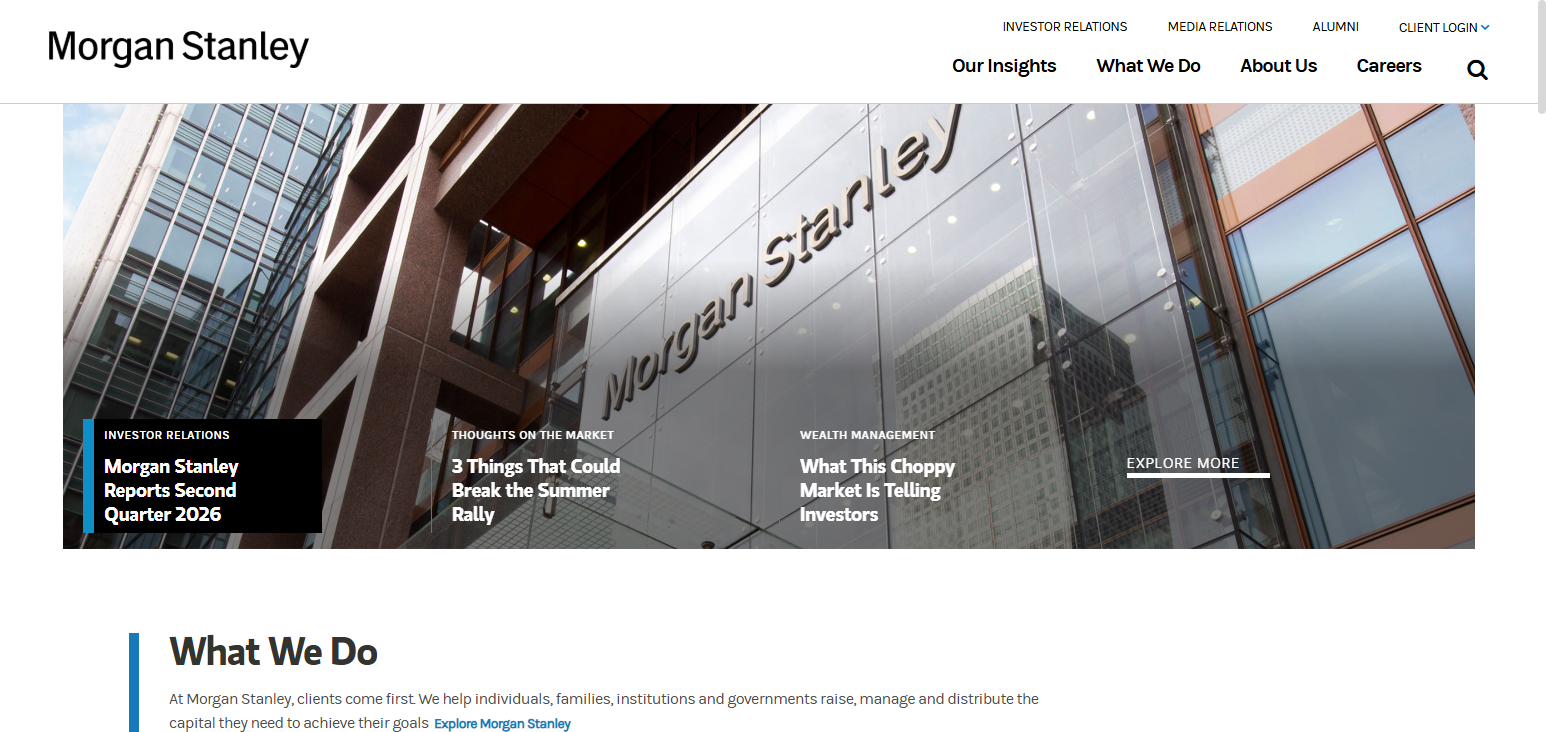 10 Best Institutional Liquidity Providers for Global Markets 20 Morgan Stanley