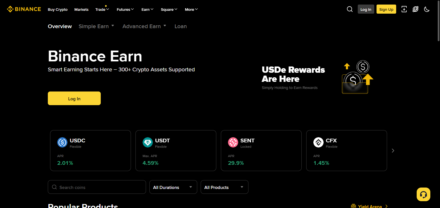 Binance Earn