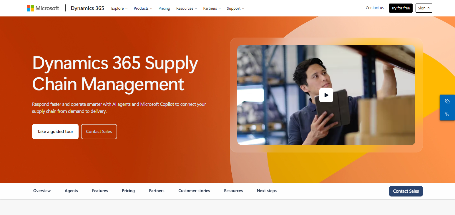 Microsoft Dynamics 365 Supply Chain Management