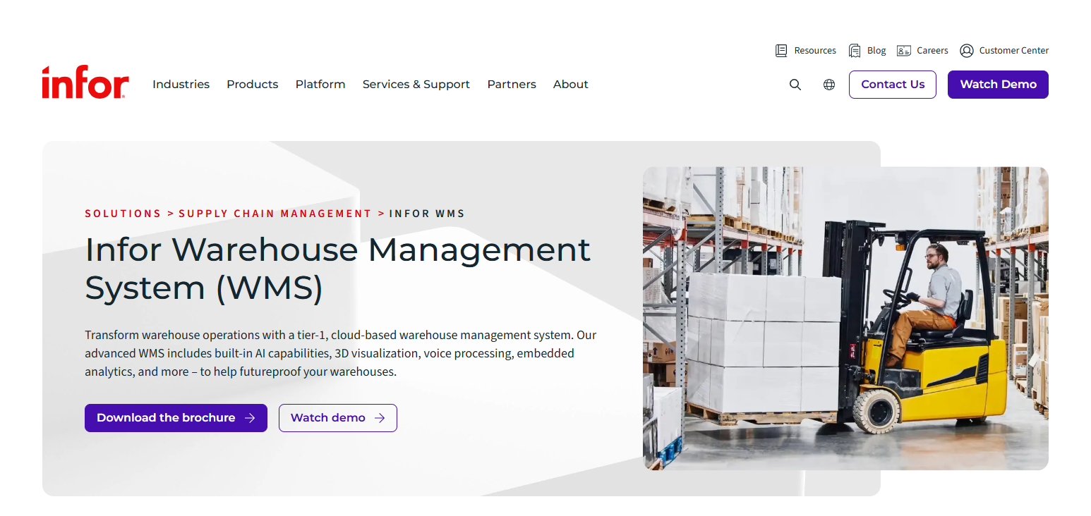 Infor CloudSuite WMS
