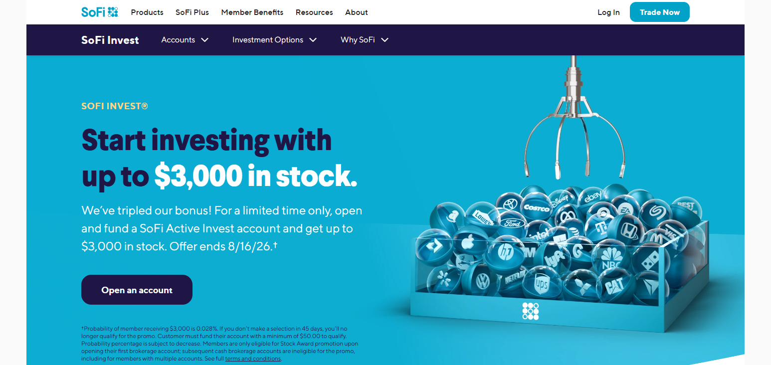 SoFi Invest