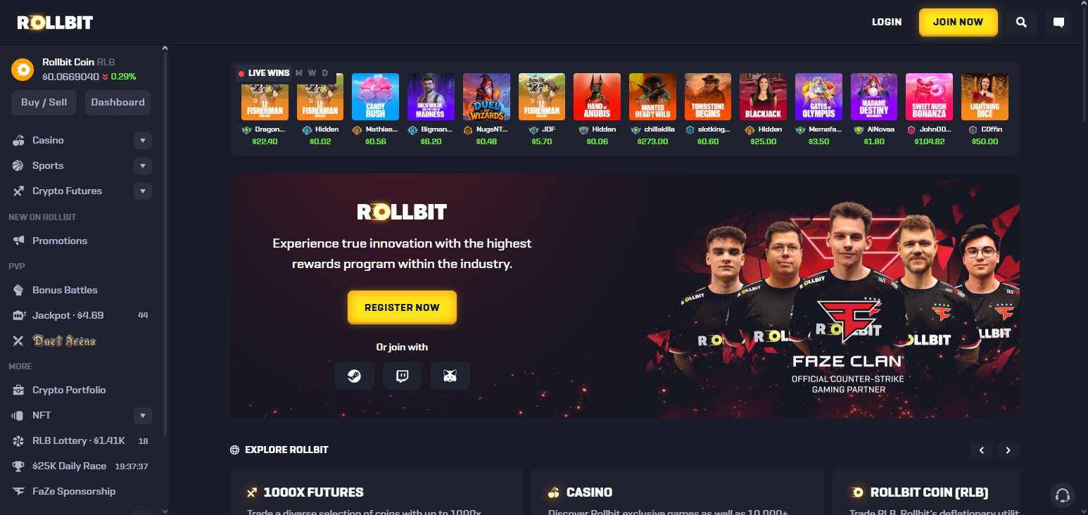 10 Best Crypto Fun Money Platforms for Rewards & Web3 Fun 27 Rollbit