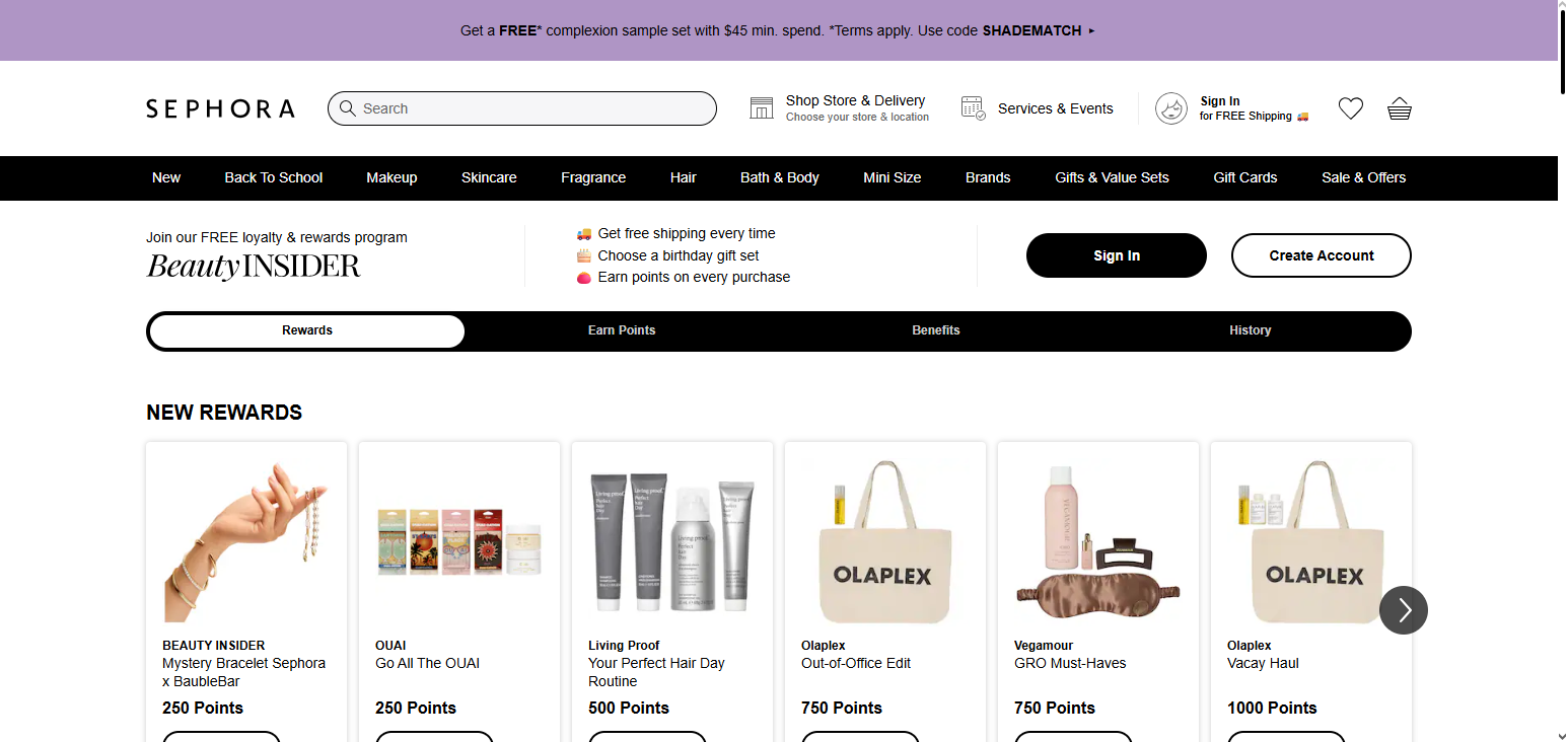 Sephora Beauty Insider
