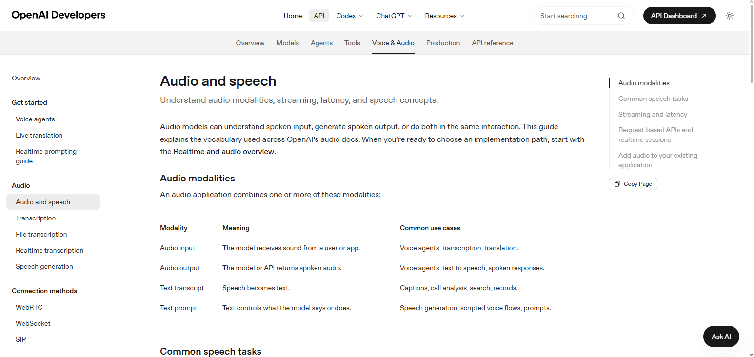 OpenAI Voice API