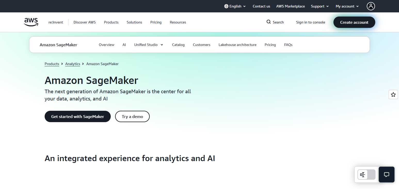 Amazon SageMaker
