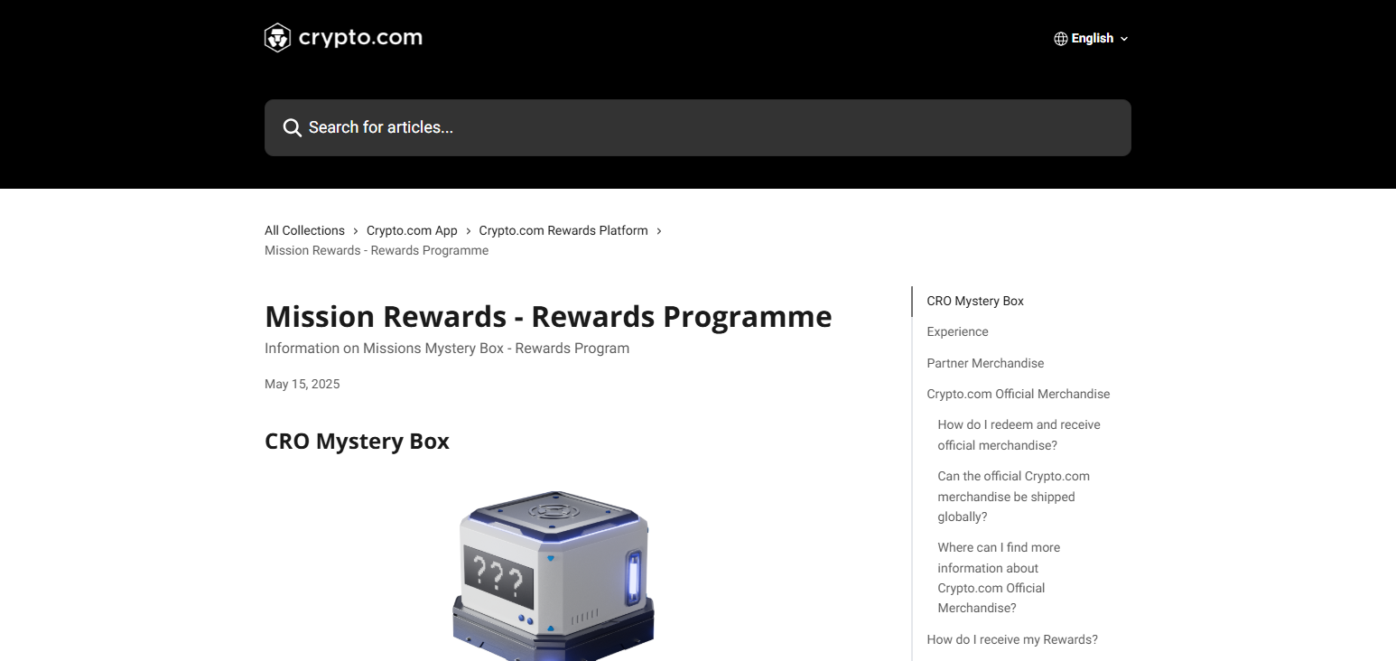 Crypto.com Missions
