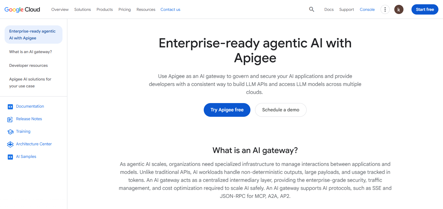 Apigee AI Gateway