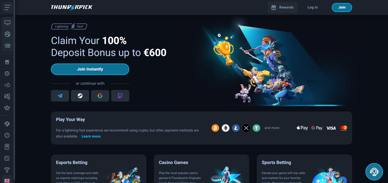 10 Best Bitcoin Entertainment Platforms In 2026 Guide 24 Thunderpick