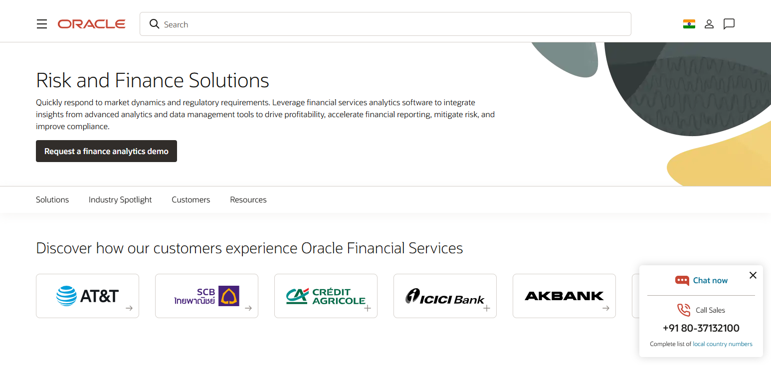 Oracle Financial Services Analytical Applications