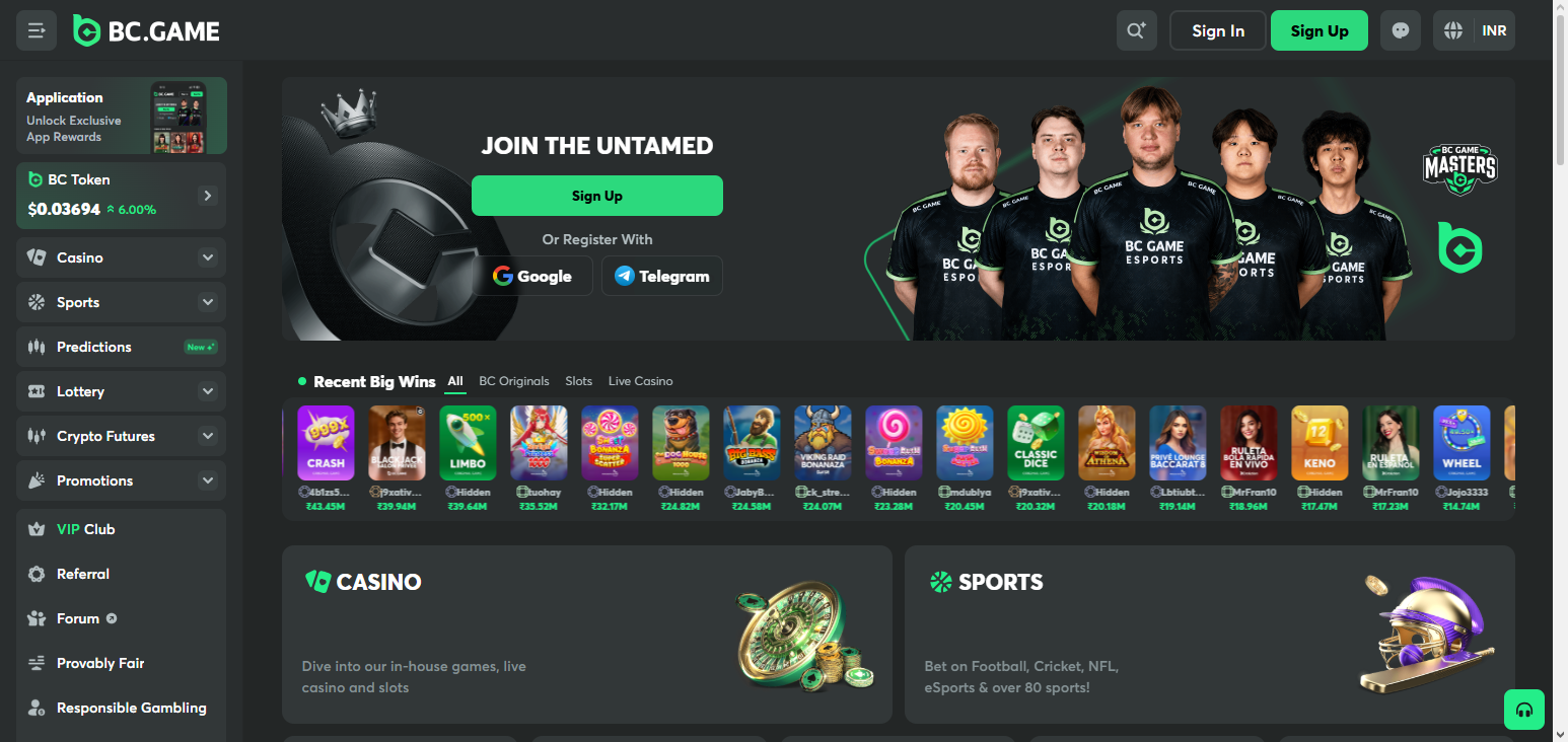 BC.Game Crypto Casino 