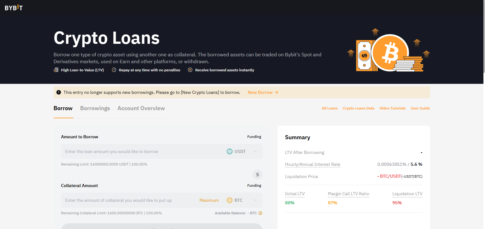 Bybit Loans