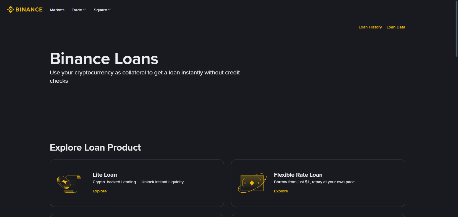 Binance Loans