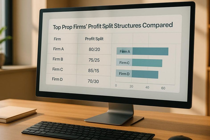 10 Prop Firms With 90% Profit Splits at Higher Tiers