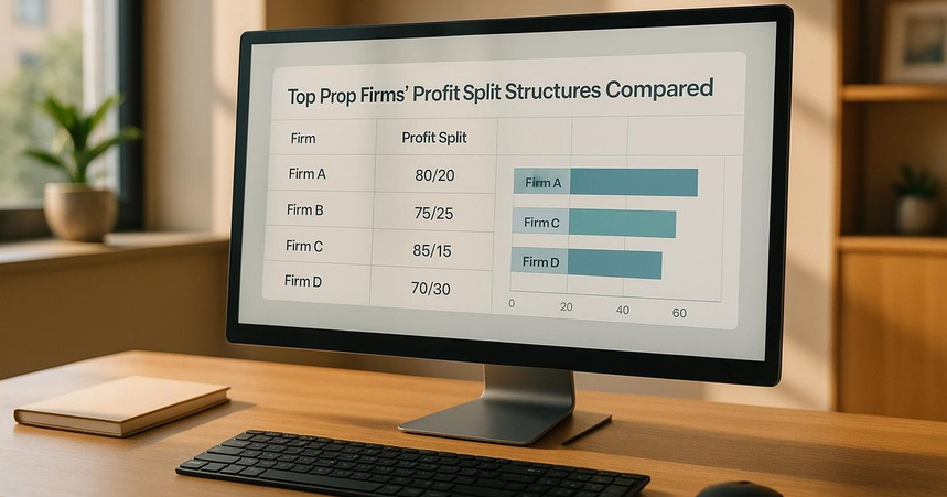10 Prop Firms With 90% Profit Splits at Higher Tiers