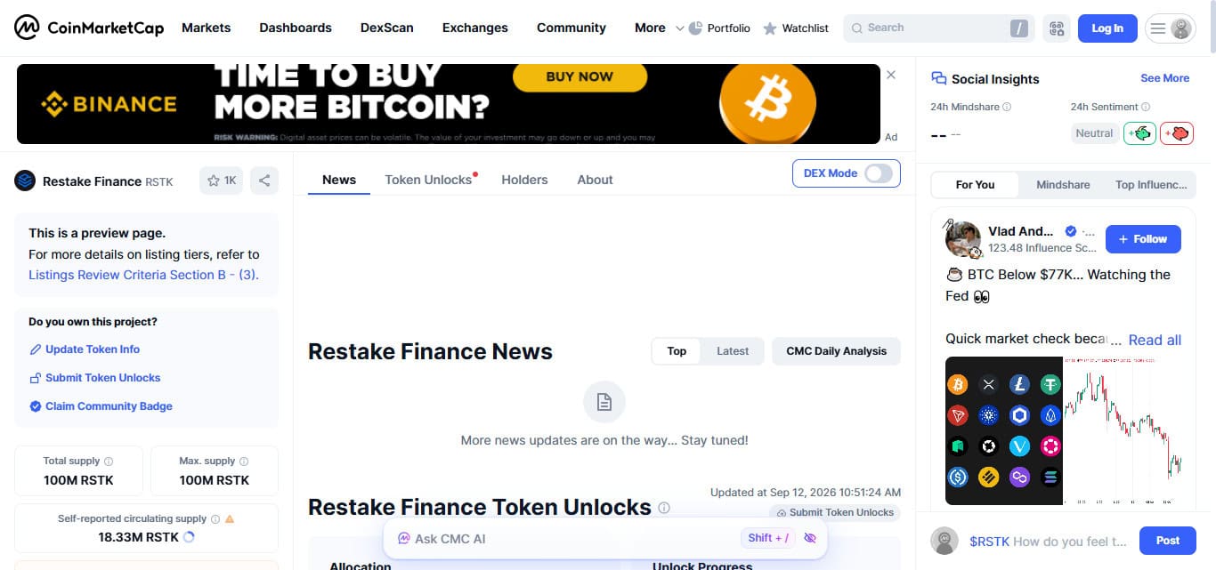 Restake Finance