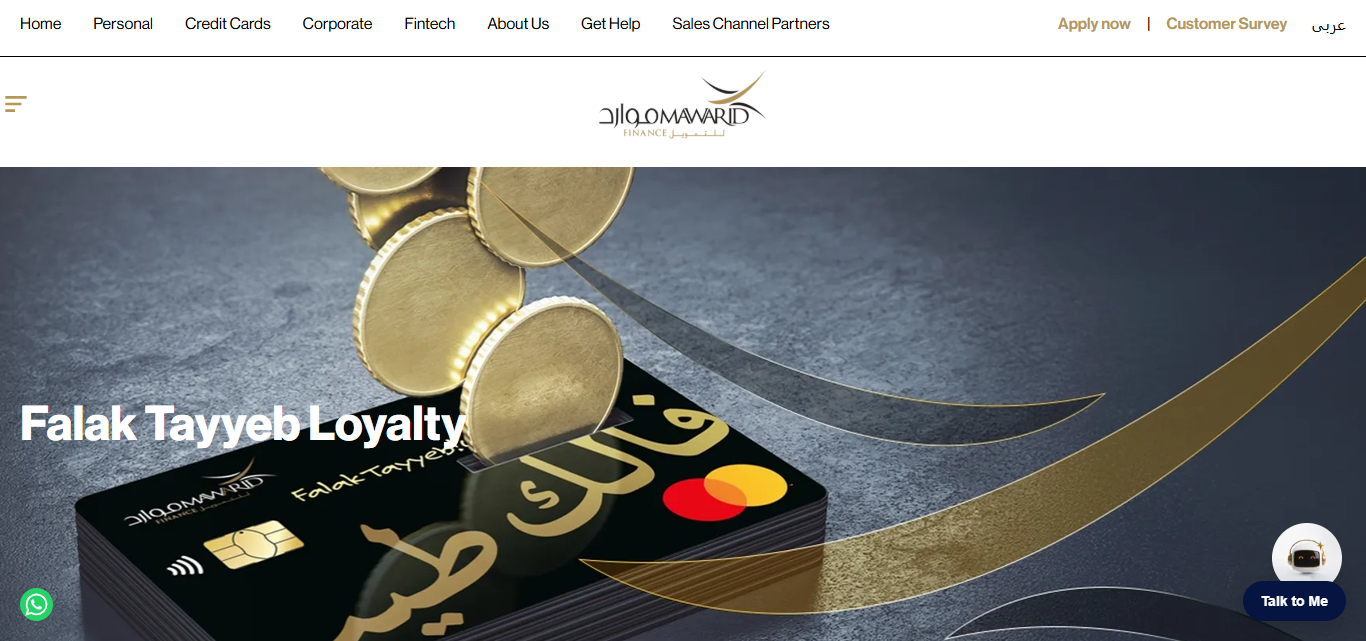 Mawarid Falak Tayyeb Credit Card