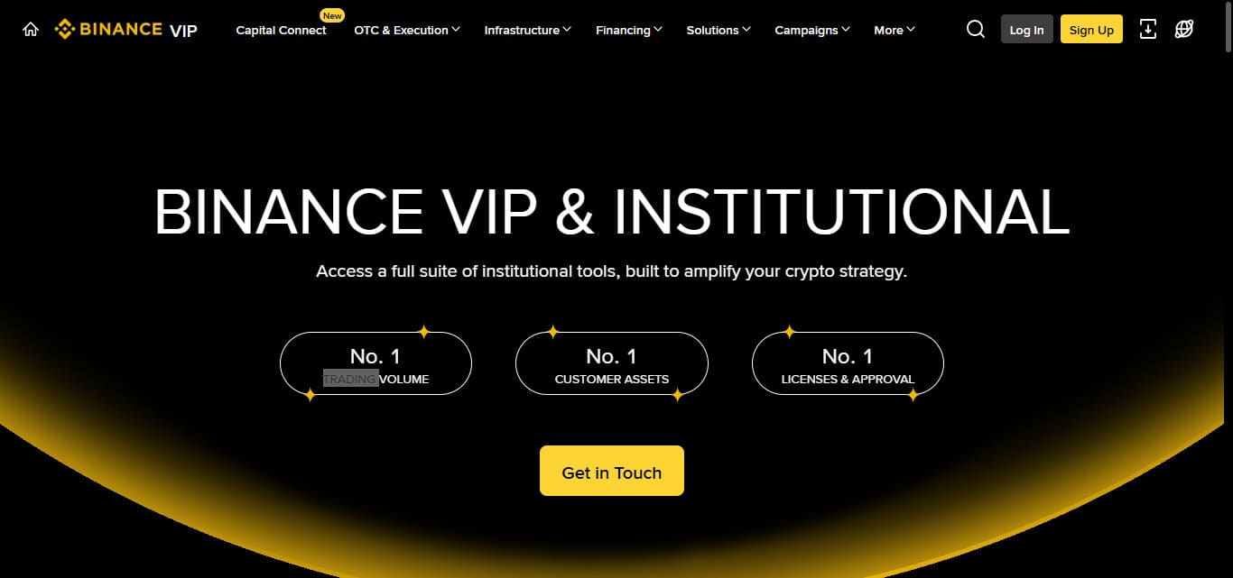 Binance Institutional