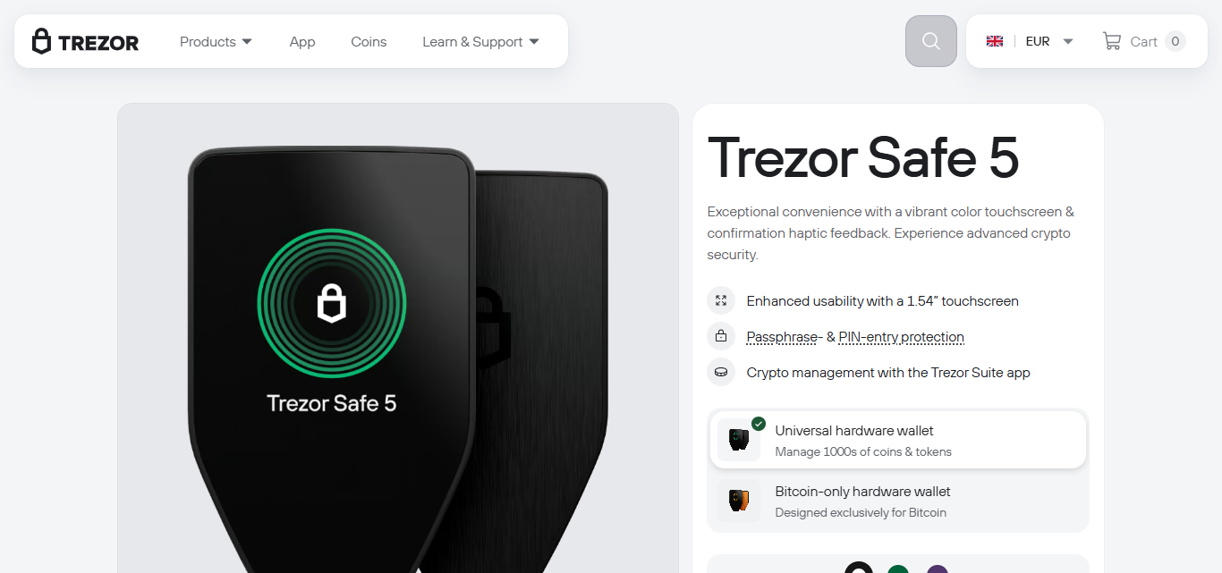 Trezor Safe 5