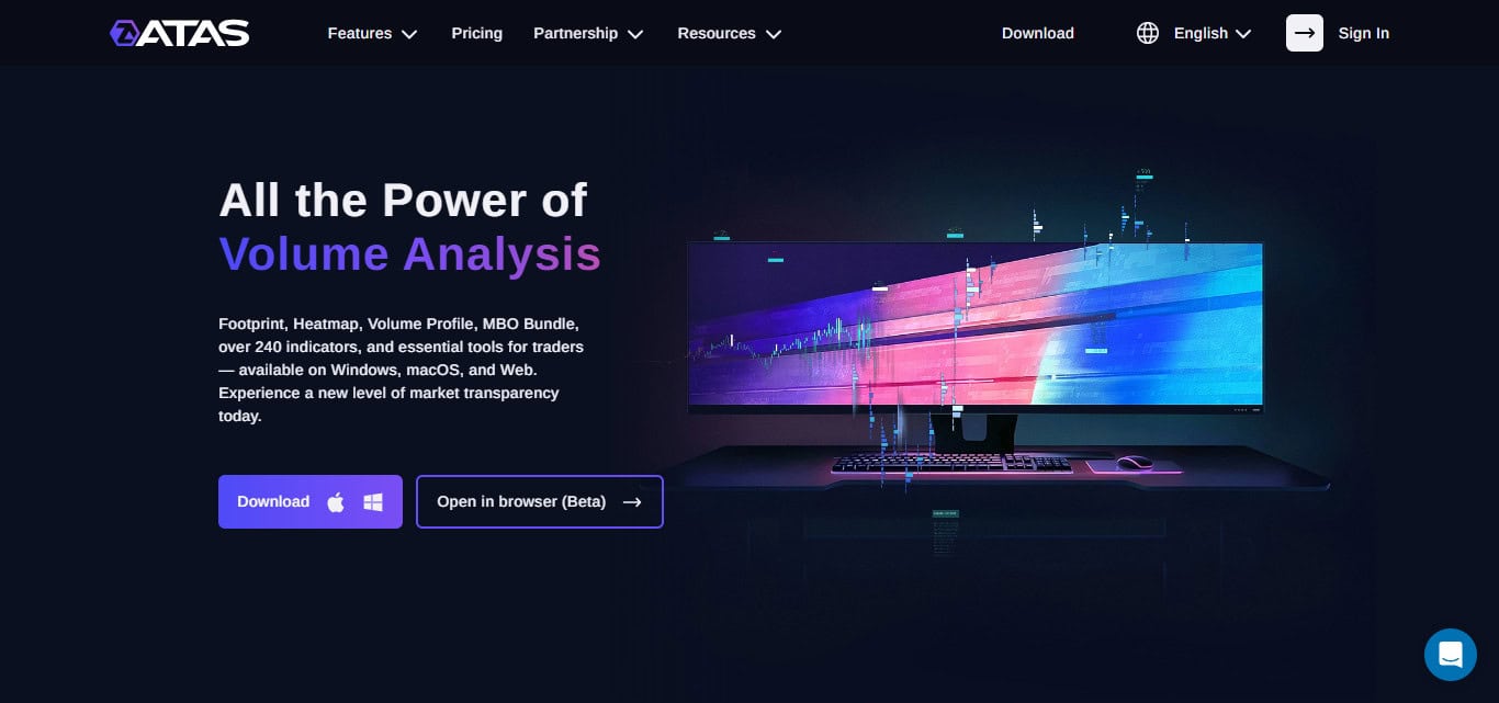 ATAS (Advanced Trading Analytical Software)