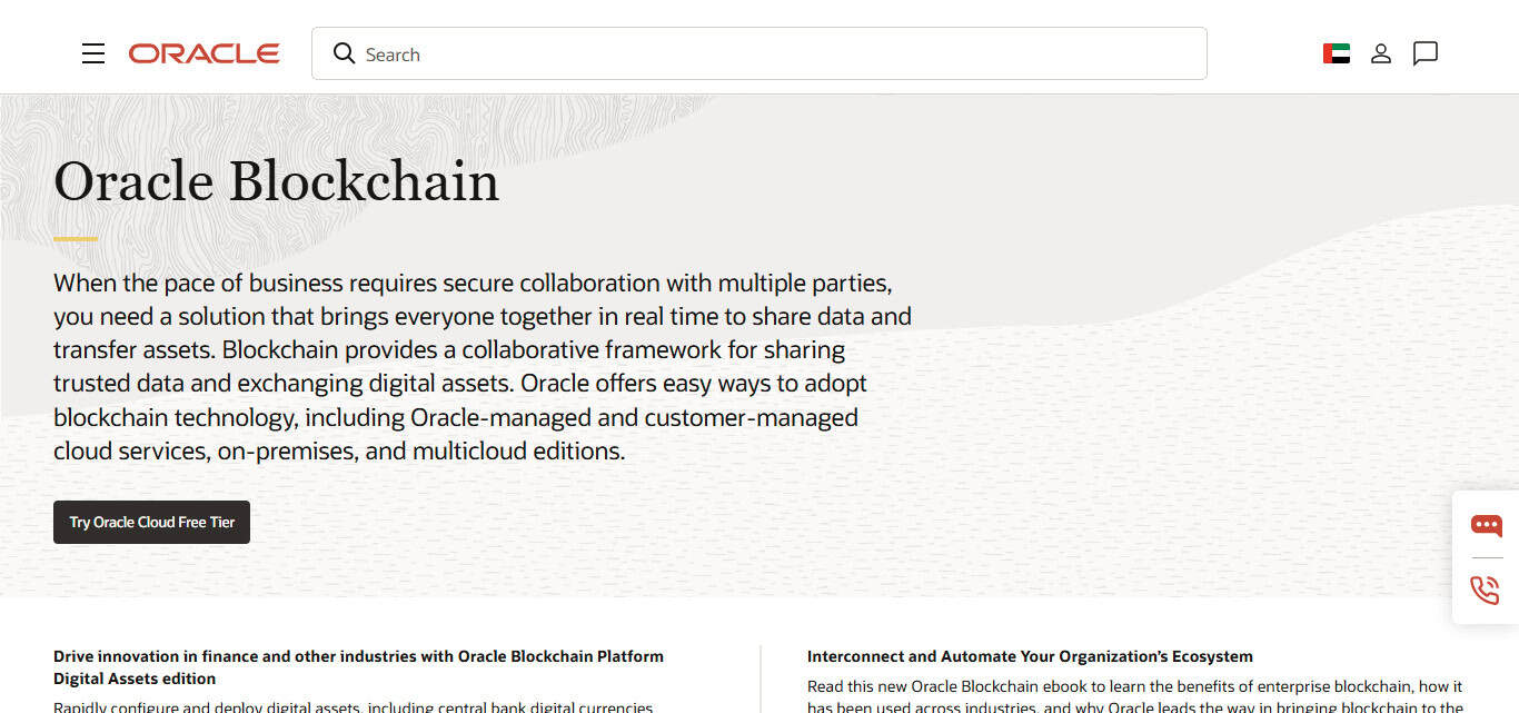 Oracles Blockchain Platform
