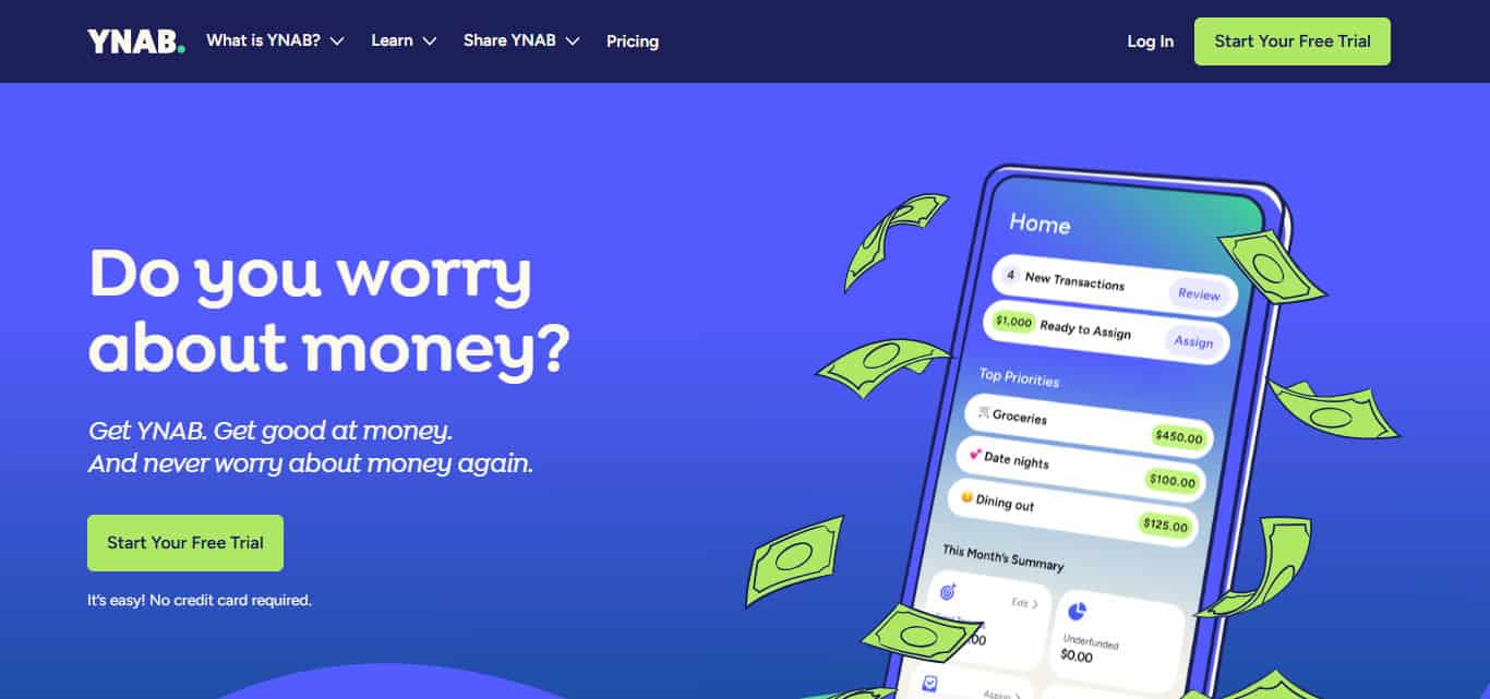  You Need a Budget (YNAB)