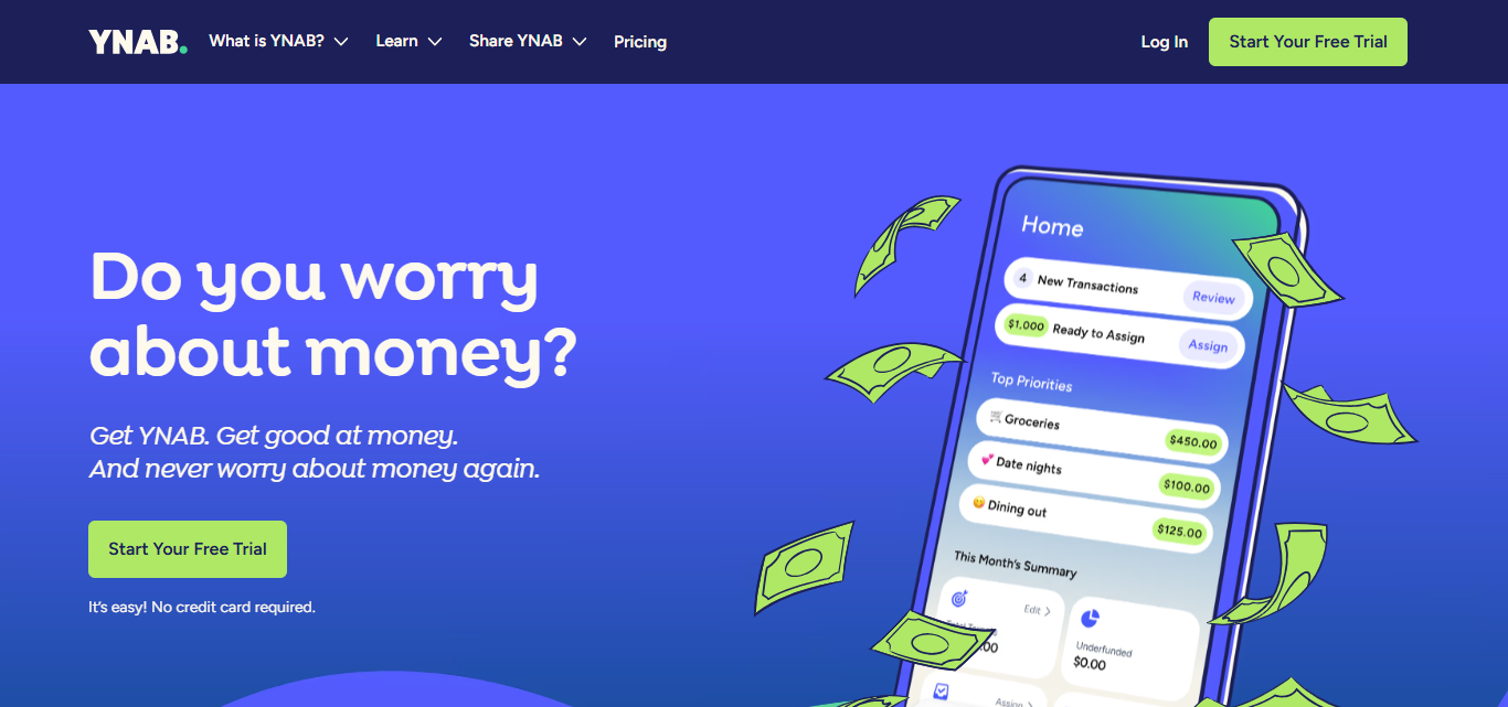 You Need a Budget (YNAB)