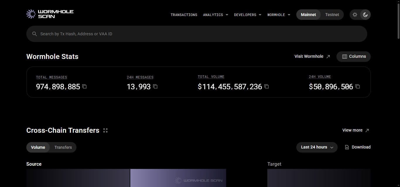 . Wormhole Explorer