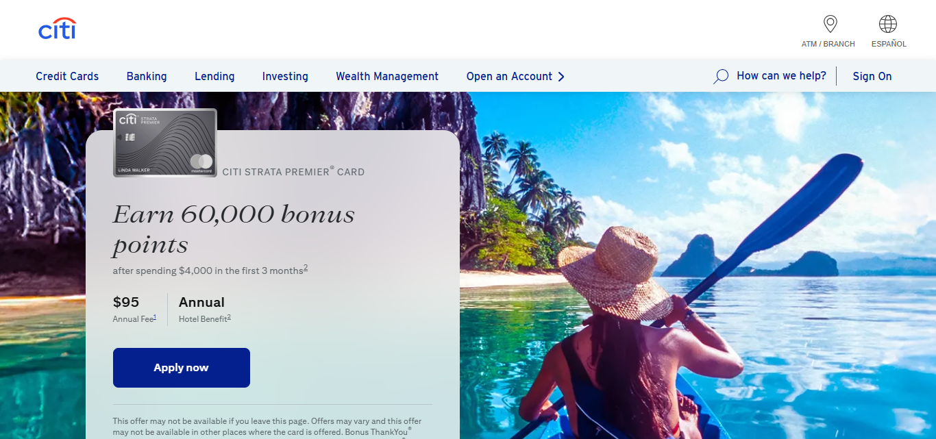 Citi Strata Premier® Card