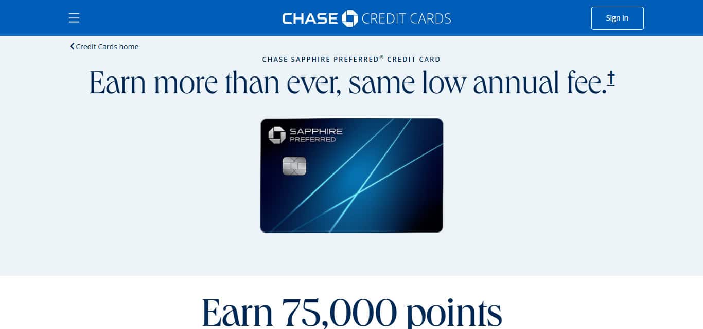 Chase Sapphire Preferred® Card
