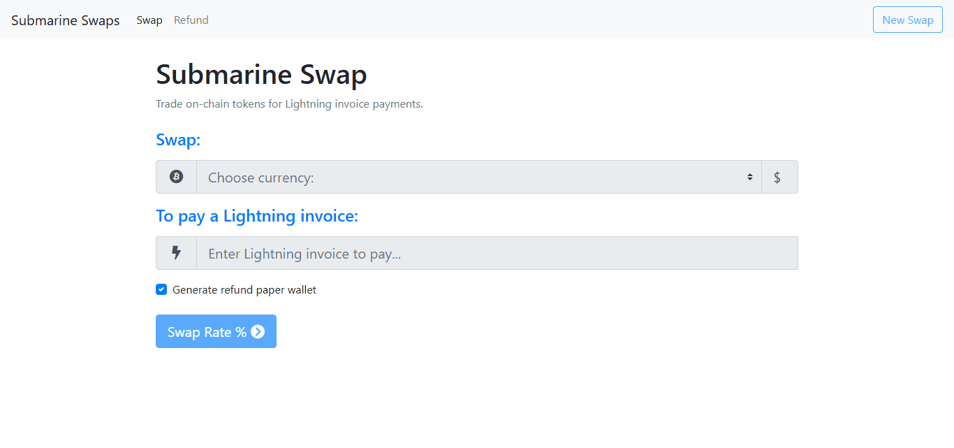 Submarine Swaps