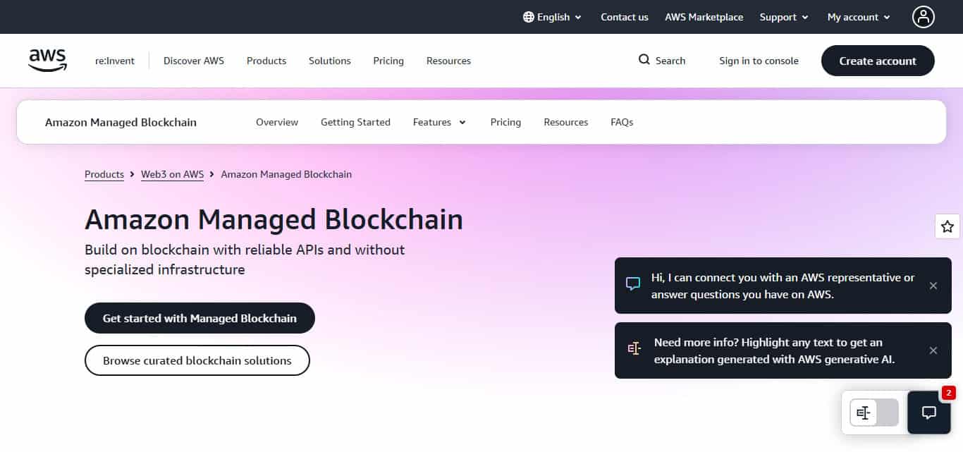 Amazon Managed Blockchain