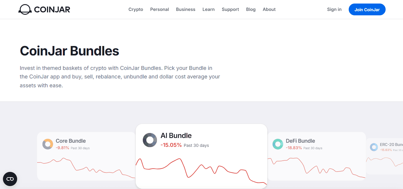 CoinJar Bundles