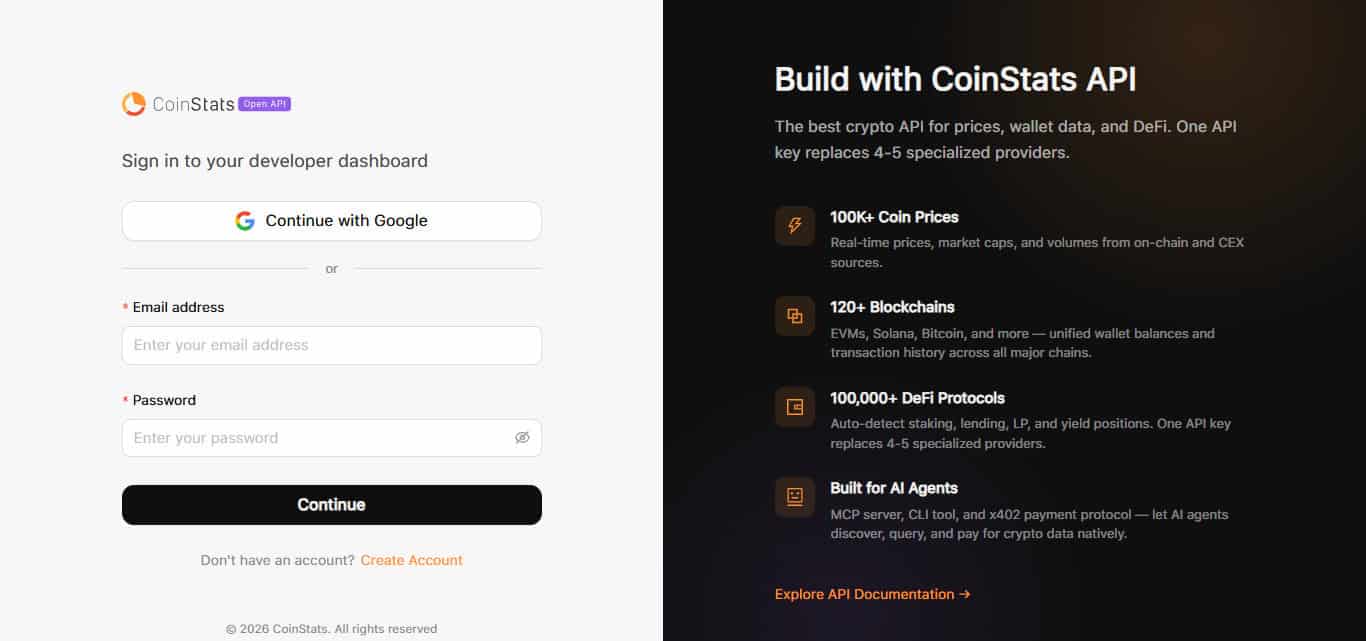 CoinStats API