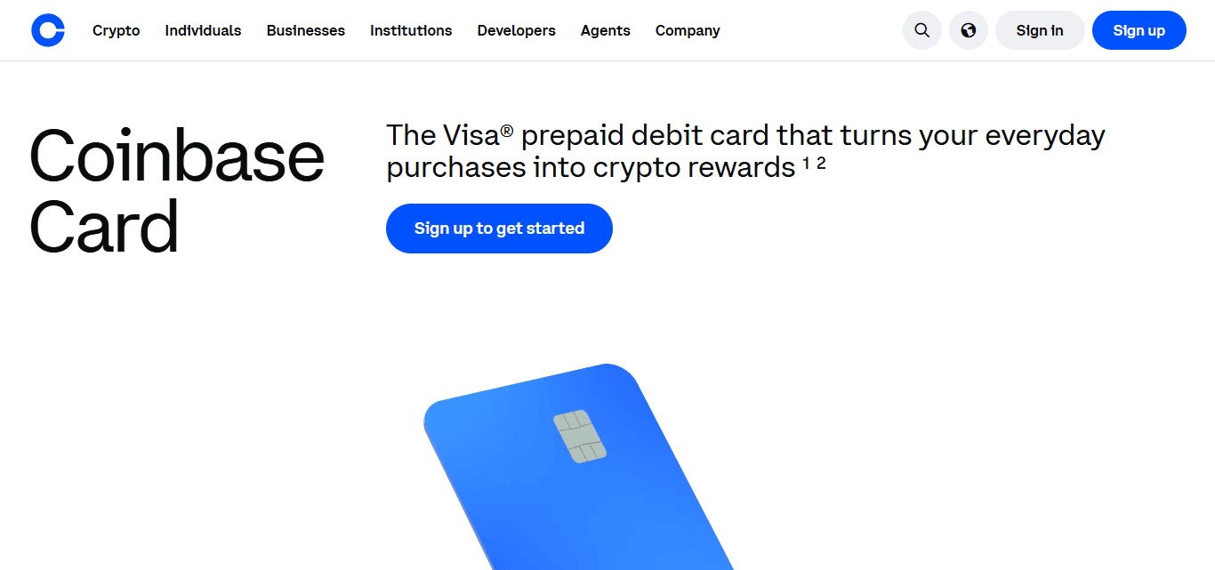 Coinbase Card / Coinbase One