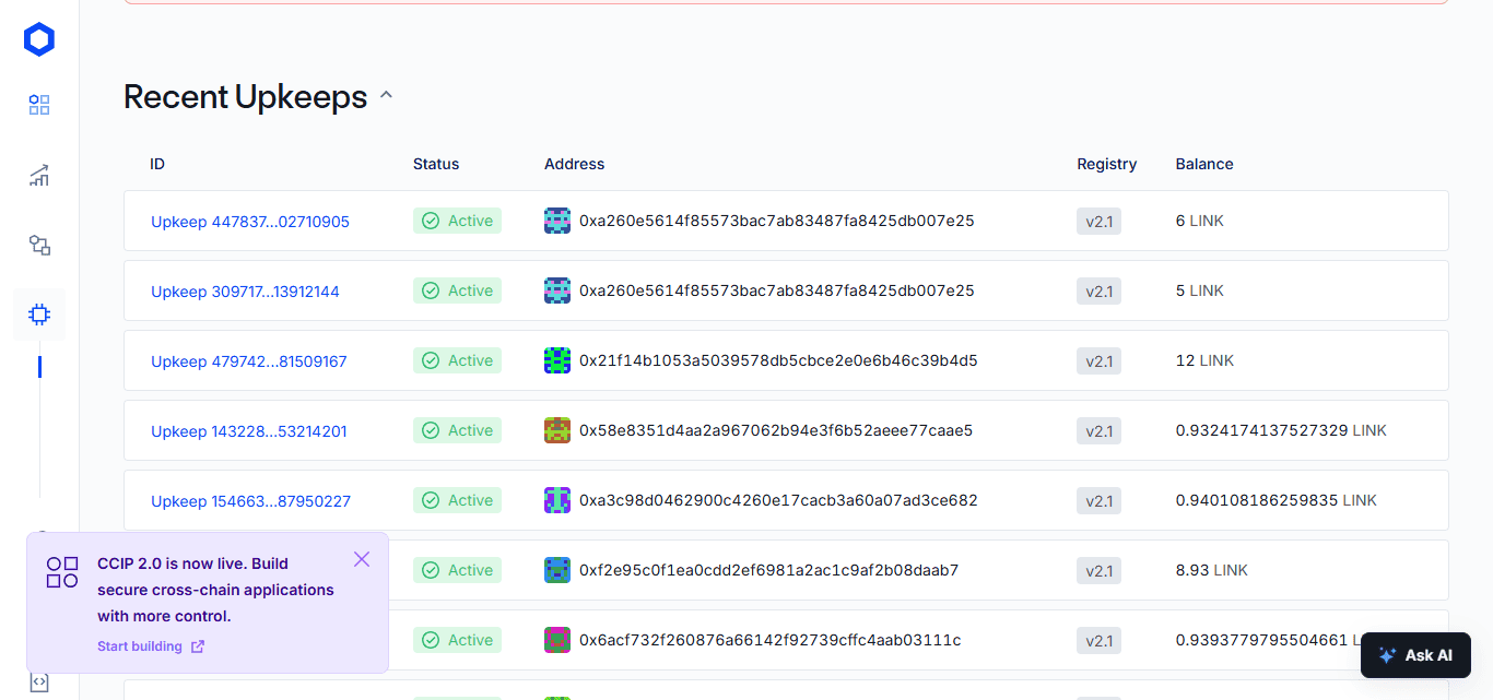 Chainlink Automation