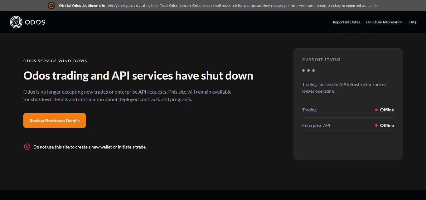 Odos API