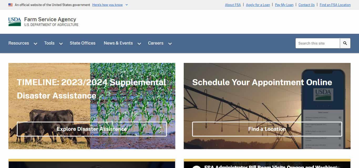 USDA Farm Service Agency (FSA)
